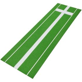 VEVOR Softball Pitching Mat, 10' x 3' Softball Pitching Mound, Antislip Antifade Rubber Softball Pitching Training Aid