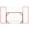 VEVOR Hockey Goal with Backstop and Targets Street Outdoor Steel Hockey Net 72"
