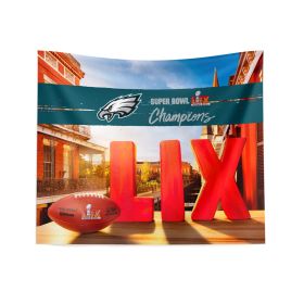 Philadelphia Eagles NFL 2025 Super Bowl LIX Dome Wall Hanging 34X40 Inches