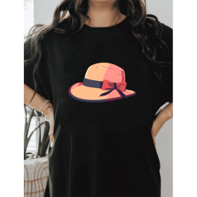 Casual Women's Cotton T-Shirt with Bow Detail - Trendy and Comfortable for Every Season (Style: 303)