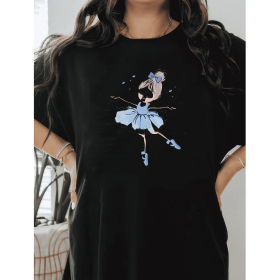 Casual Women's Cotton T-Shirt with Bow Detail - Trendy and Comfortable for Every Season (Style: 315)