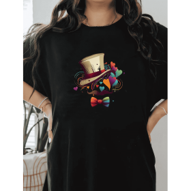 Casual Women's Cotton T-Shirt with Bow Detail - Trendy and Comfortable for Every Season (Style: 105)